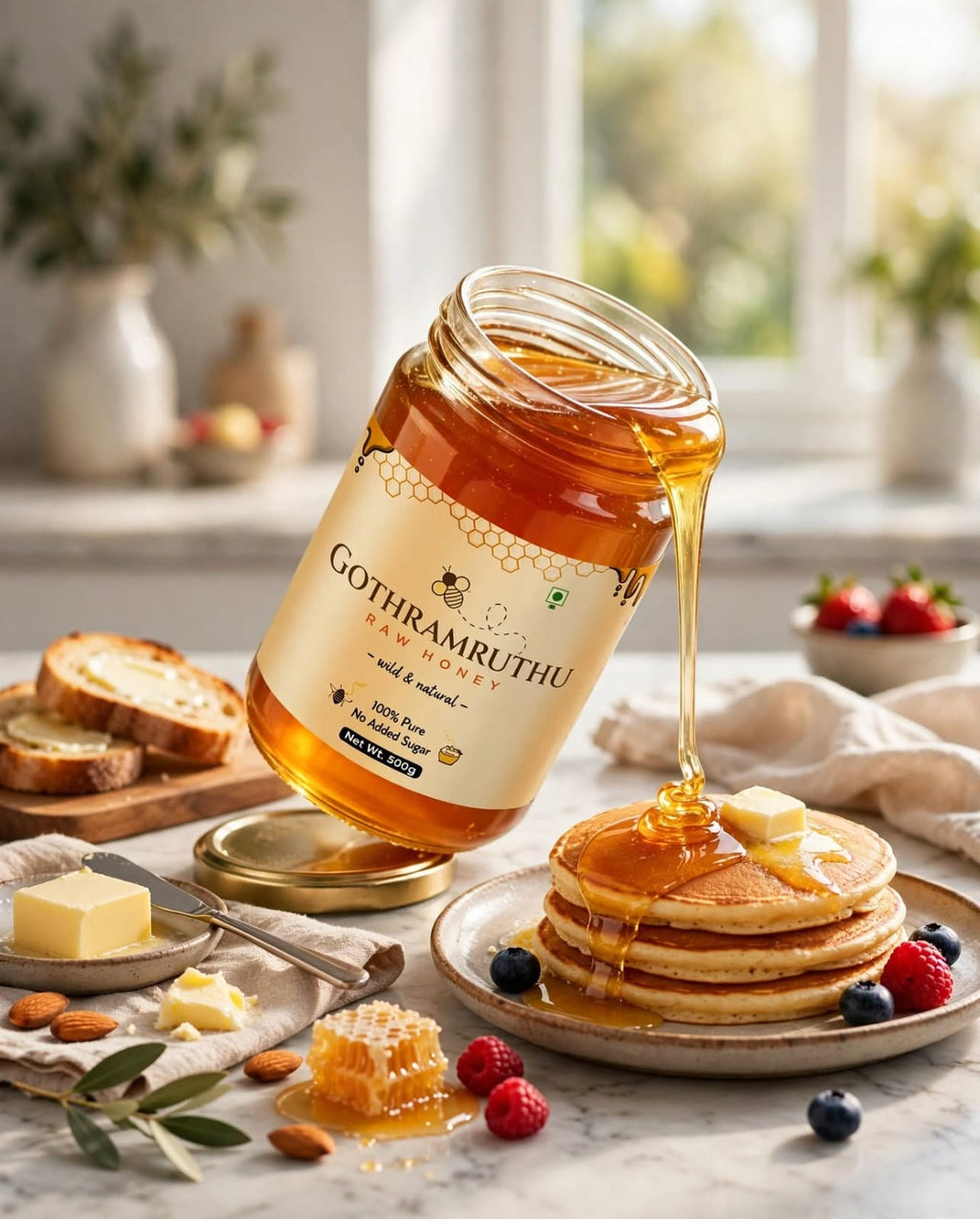 wild honey processed 500 gm