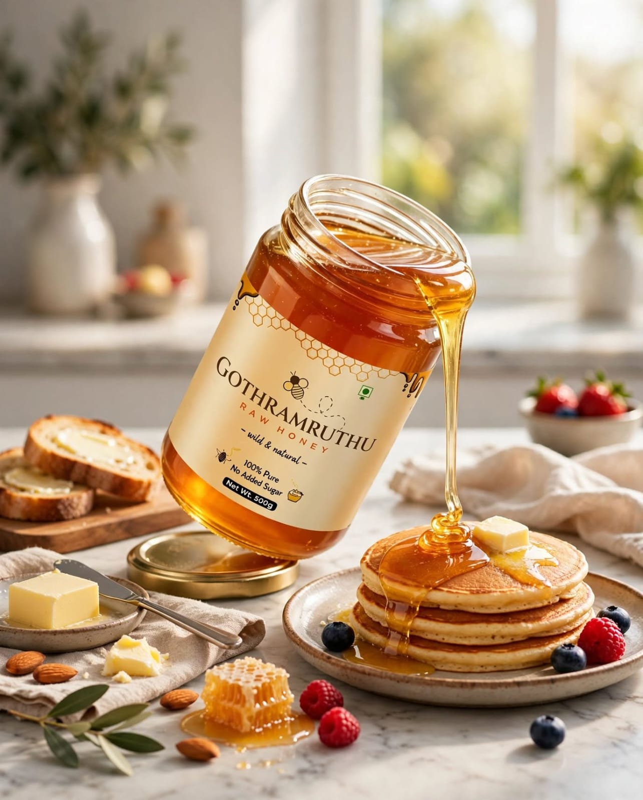 wild honey processed 500 gm
