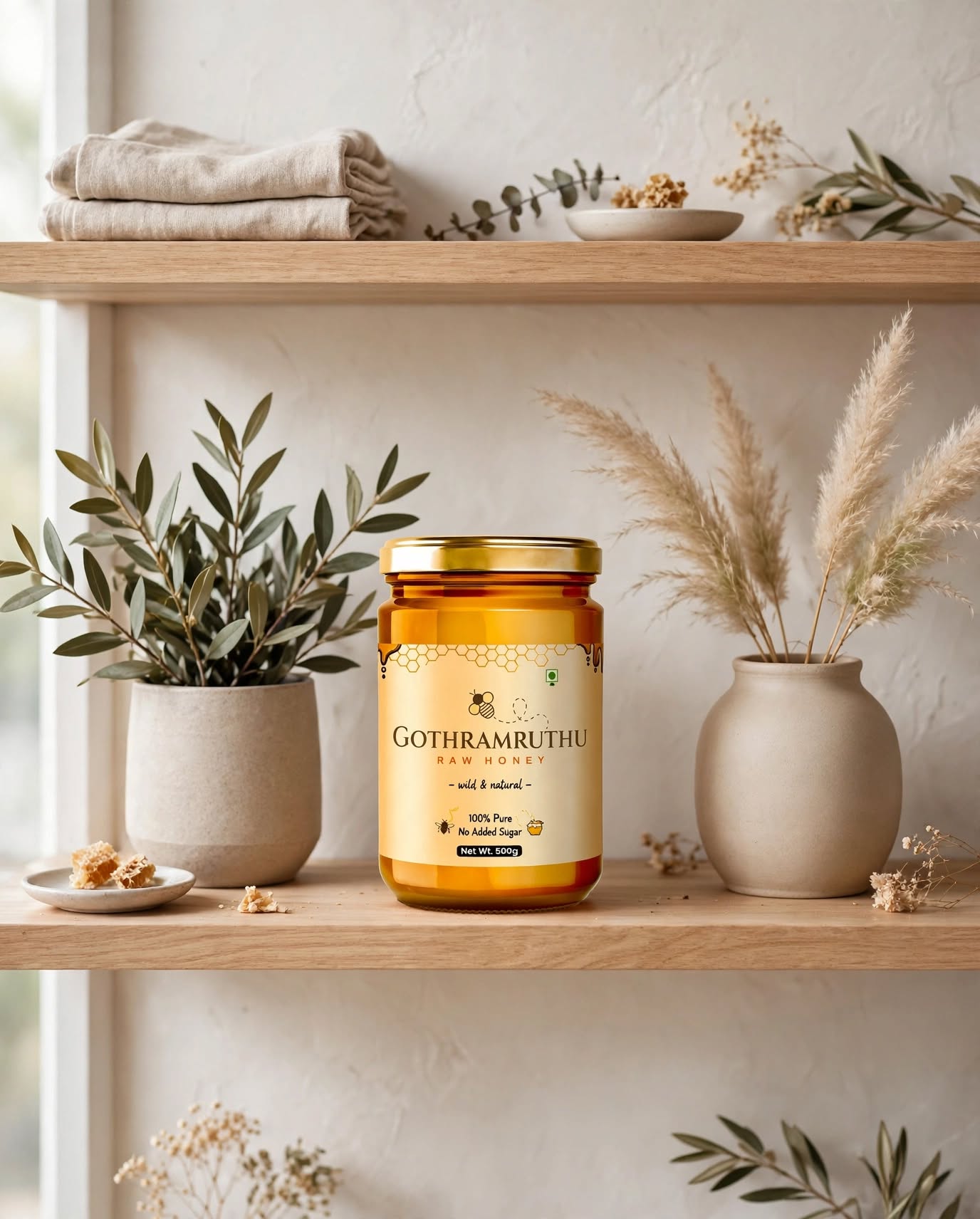wild honey processed 500 gm