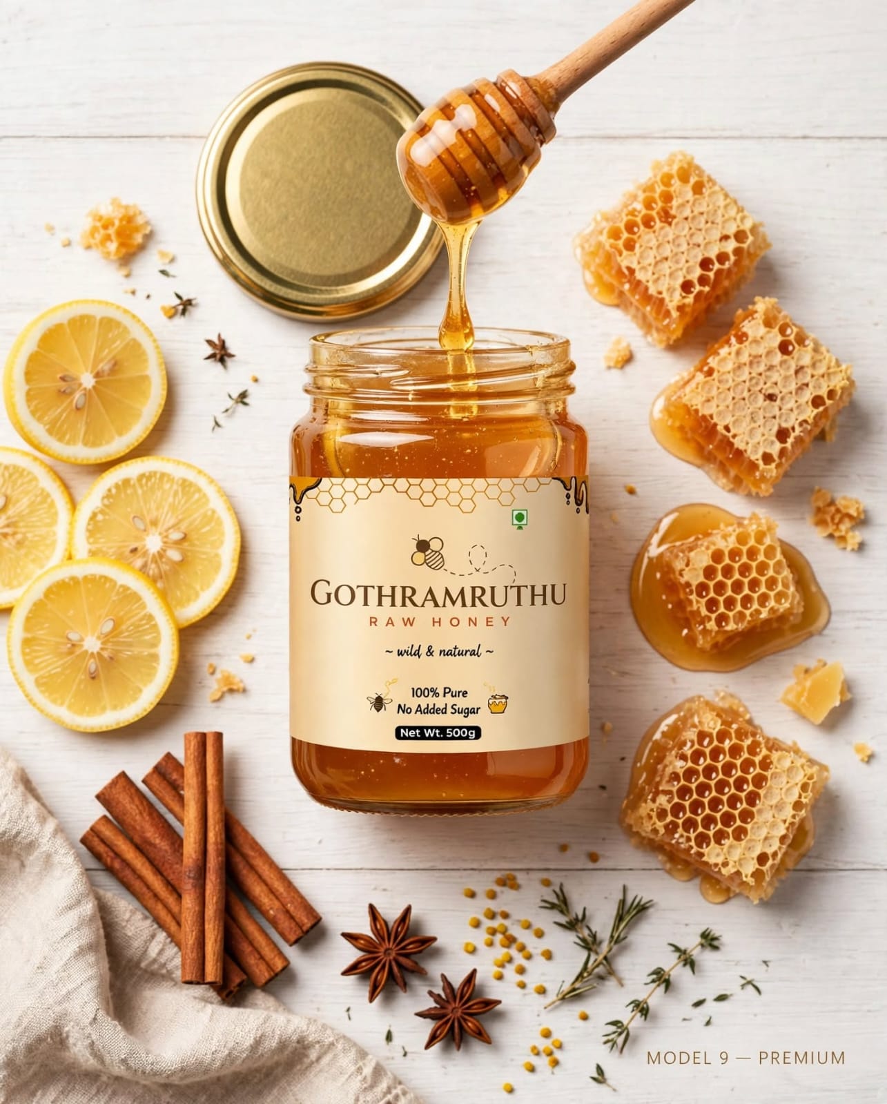 wild honey processed 500 gm